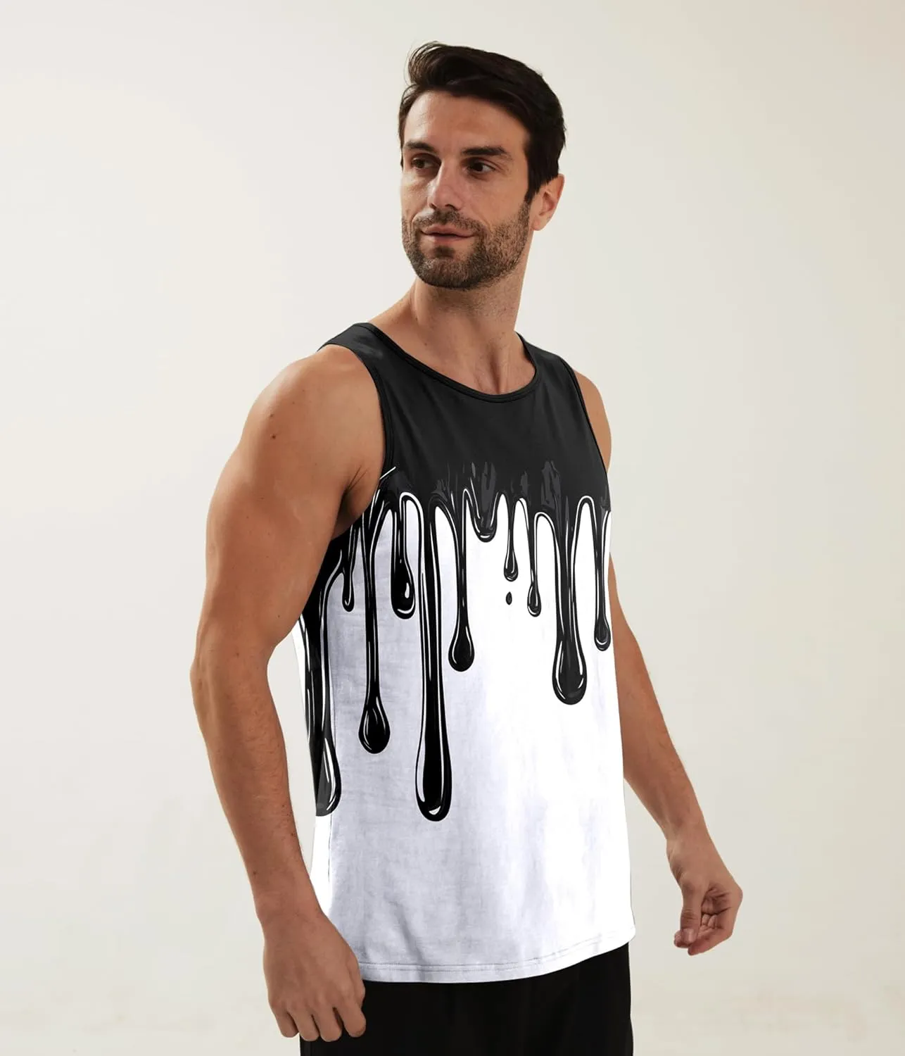 Mens Tank Tops Funny Graphic Summer Sleeveless Tank Top