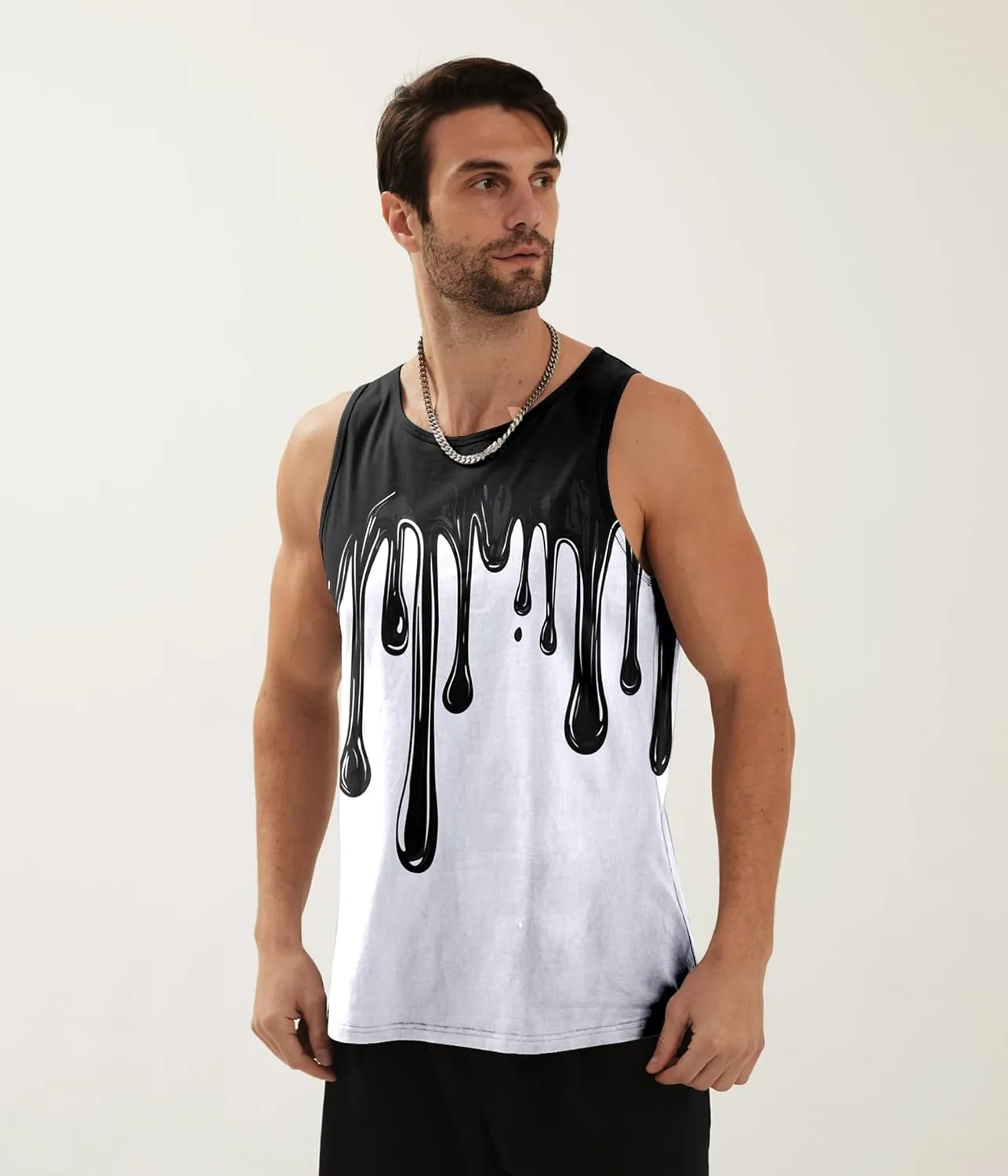 Mens Tank Tops Funny Graphic Summer Sleeveless Tank Top