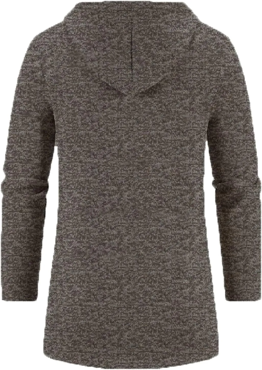 Men's Thicken Hooded Cardigan Sweater 2023 Winter Thermal Sweaters Coat Full Zip Quilted Jacket Business Casual Knit Outwear