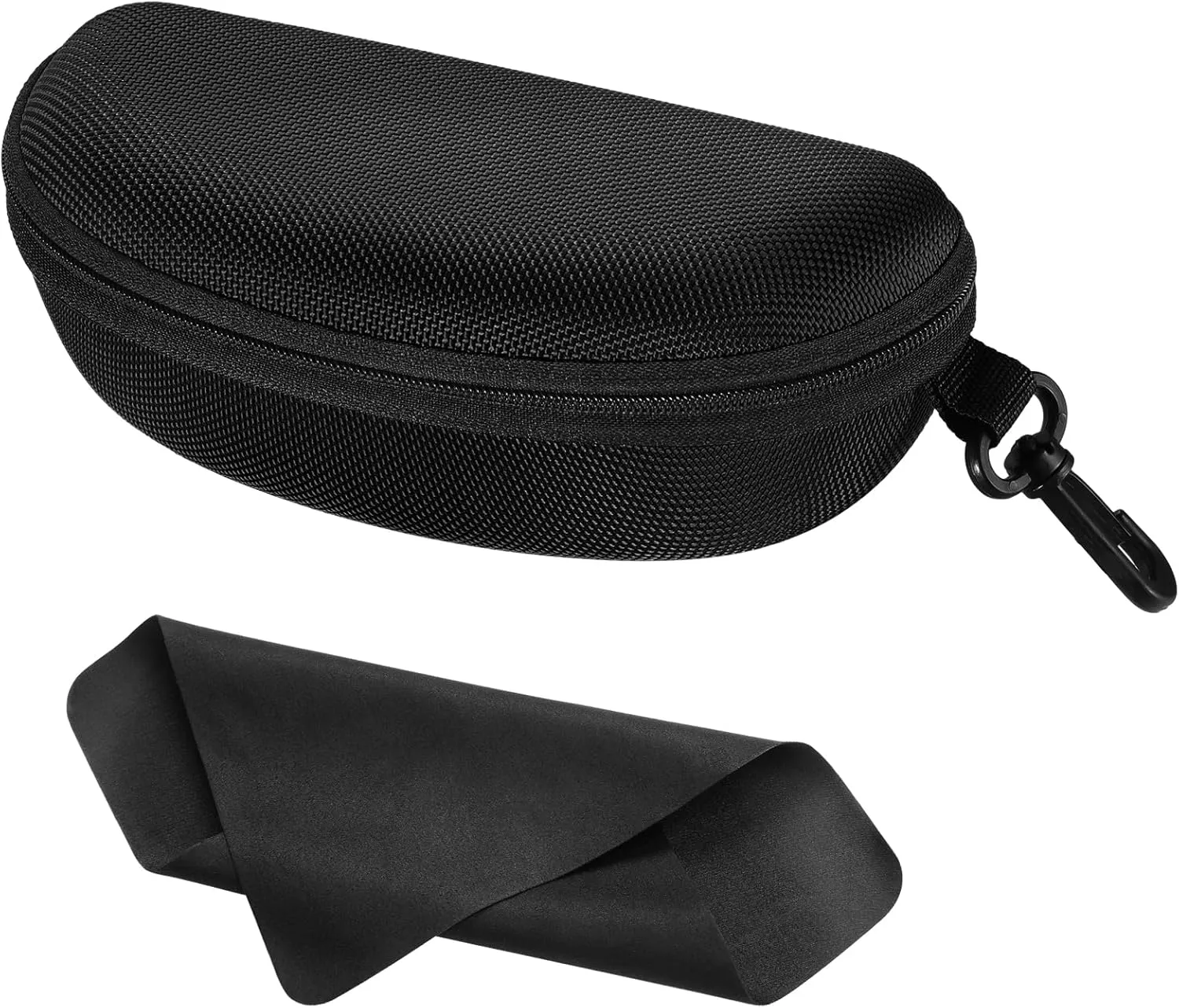 MoKo Storage Case for Safety Sunglasses, EVA Semi Hard Shell with Belt Clip, Scratch-Resistant Protective Eyeglasses Case