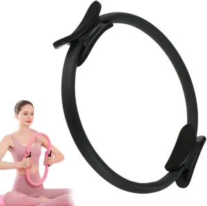 Moonboat Pilates Ring Fitness Trainer, Dual Padded Handles Yoga Rings for Beginners Toning Arms, for Home Workout Mat & Reformer Workouts
