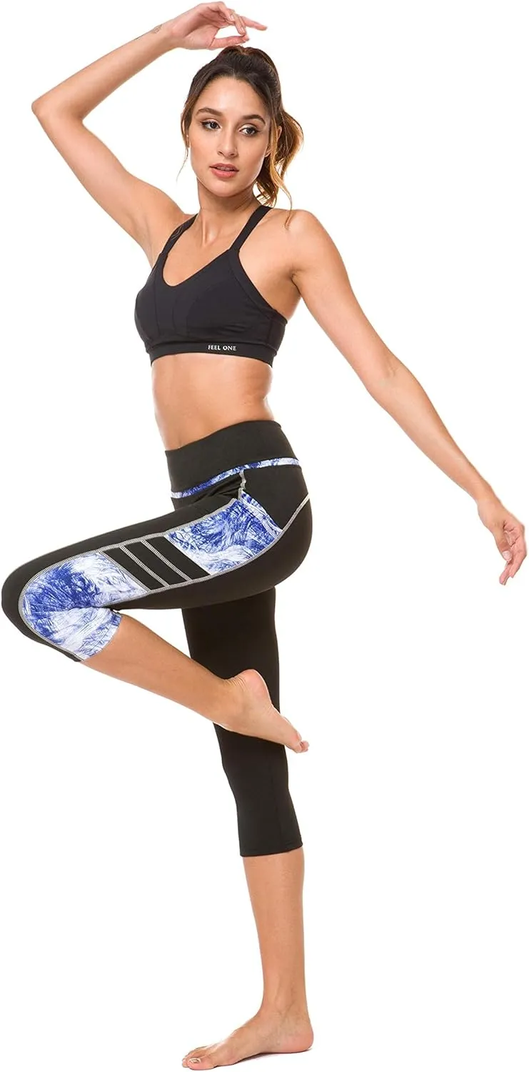 Munvot Womens Leggings Tummy Control Yoga Pants,Capri Leggings for Women high Waisted Leggings