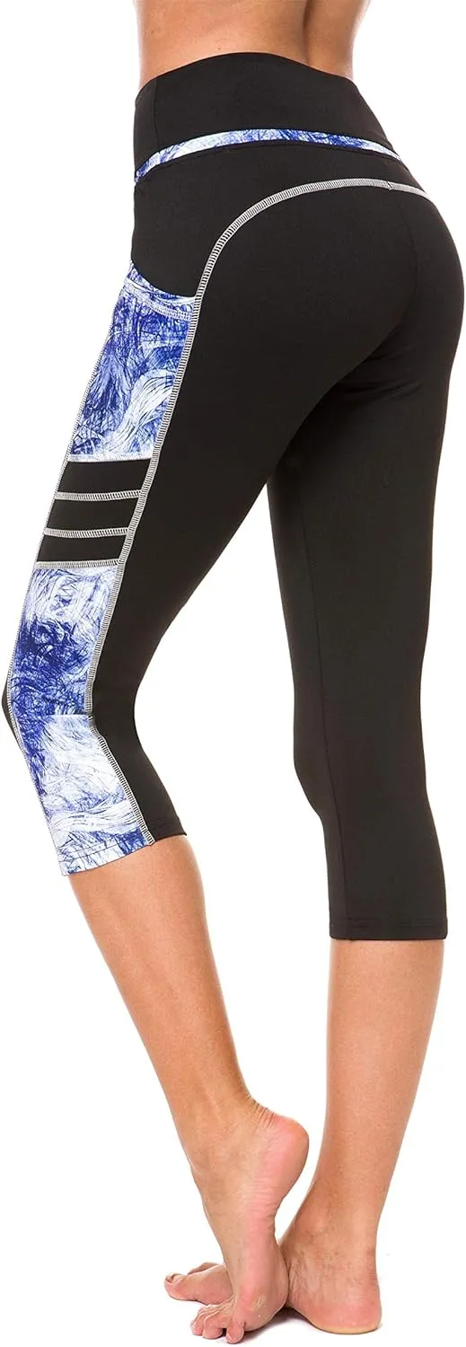 Munvot Womens Leggings Tummy Control Yoga Pants,Capri Leggings for Women high Waisted Leggings