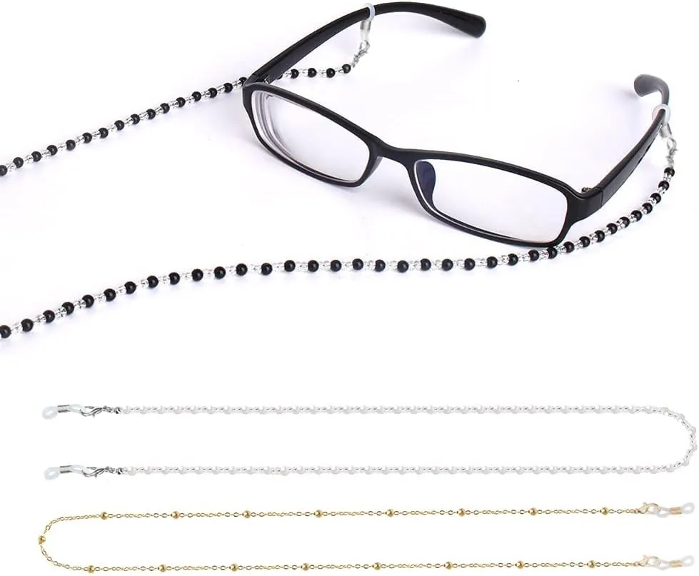 ONESING 4-10 Pcs Eyeglass Chains for Women Eyeglasses String Holder Glasses Strap Eyewear Chain Glasses Cord Lanyard Gift