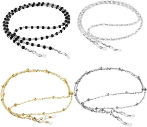 ONESING 4-10 Pcs Eyeglass Chains for Women Eyeglasses String Holder Glasses Strap Eyewear Chain Glasses Cord Lanyard Gift