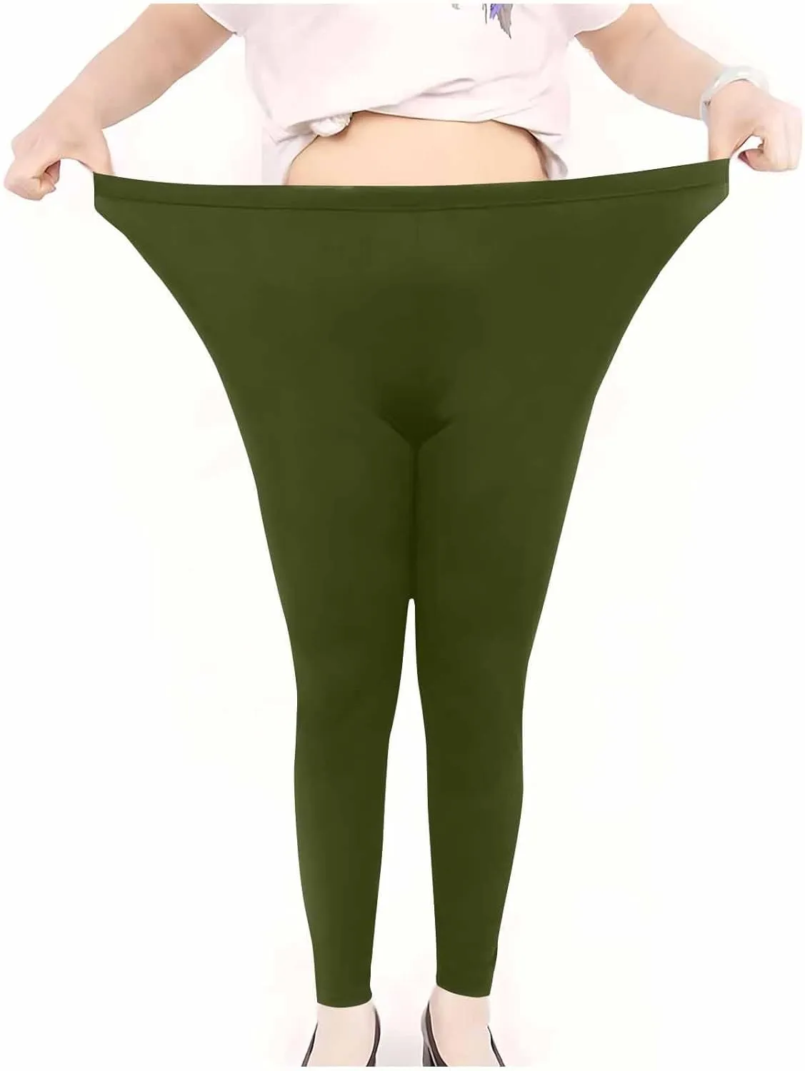 Plus Size Leggings for Women Tummy Control High Waist Womens Leggings Workout Yoga Pants Trendy Pencil Pants