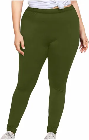 Plus Size Leggings for Women Tummy Control High Waist Womens Leggings Workout Yoga Pants Trendy Pencil Pants