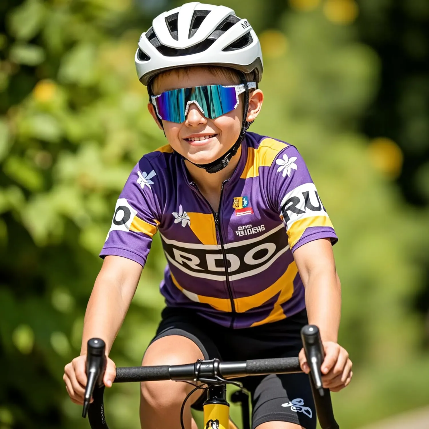 Polarized Kids Sunglasses, Youth Baseball Sunglasses for Boys Girls, Cycling Sun Glasses UV400 for Kids Ages 8-14