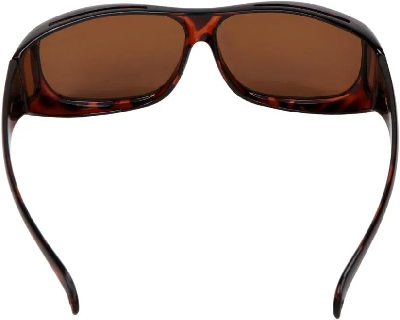 Polarized Solar Shield Fit Over Glasses Driving Sunglasses for Men and Women