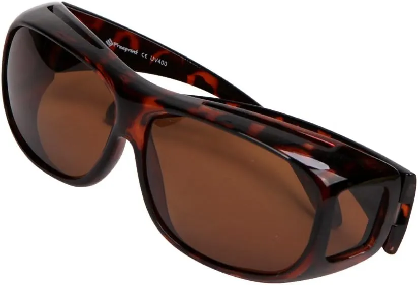 Polarized Solar Shield Fit Over Glasses Driving Sunglasses for Men and Women