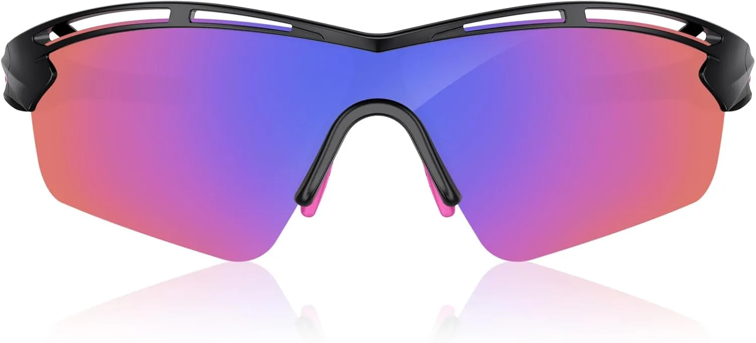 Polarized Sports Sunglasses for Men Women Youth Baseball Cycling Running Driving Fishing Tennis Golf Motor TAC UV400 TR90