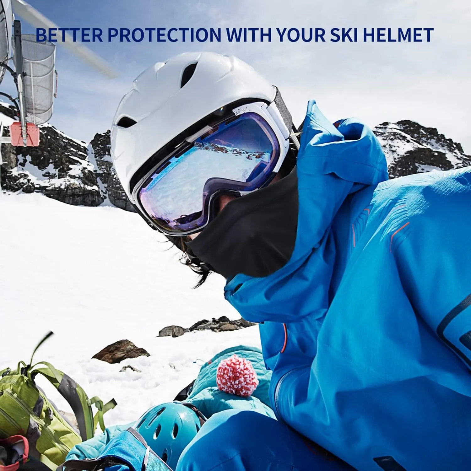 SHEVERCH 6 Pack Ski Mask Men Women Windproof Dustproof Sun Potection Balaclava Full Face Mask Motorcycle Football
