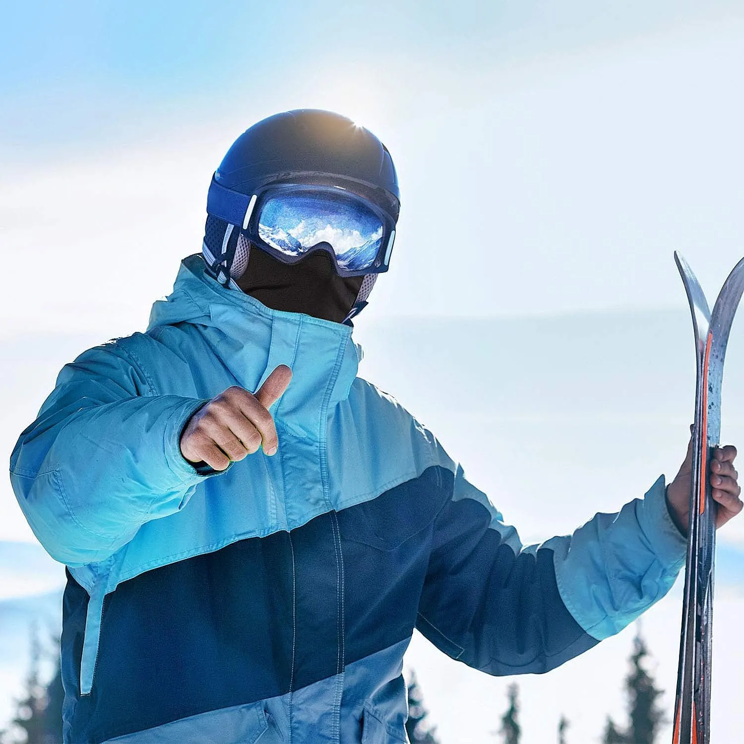 Ski Mask - Balaclava face Mask Wind Water Resistant for Cold Weather