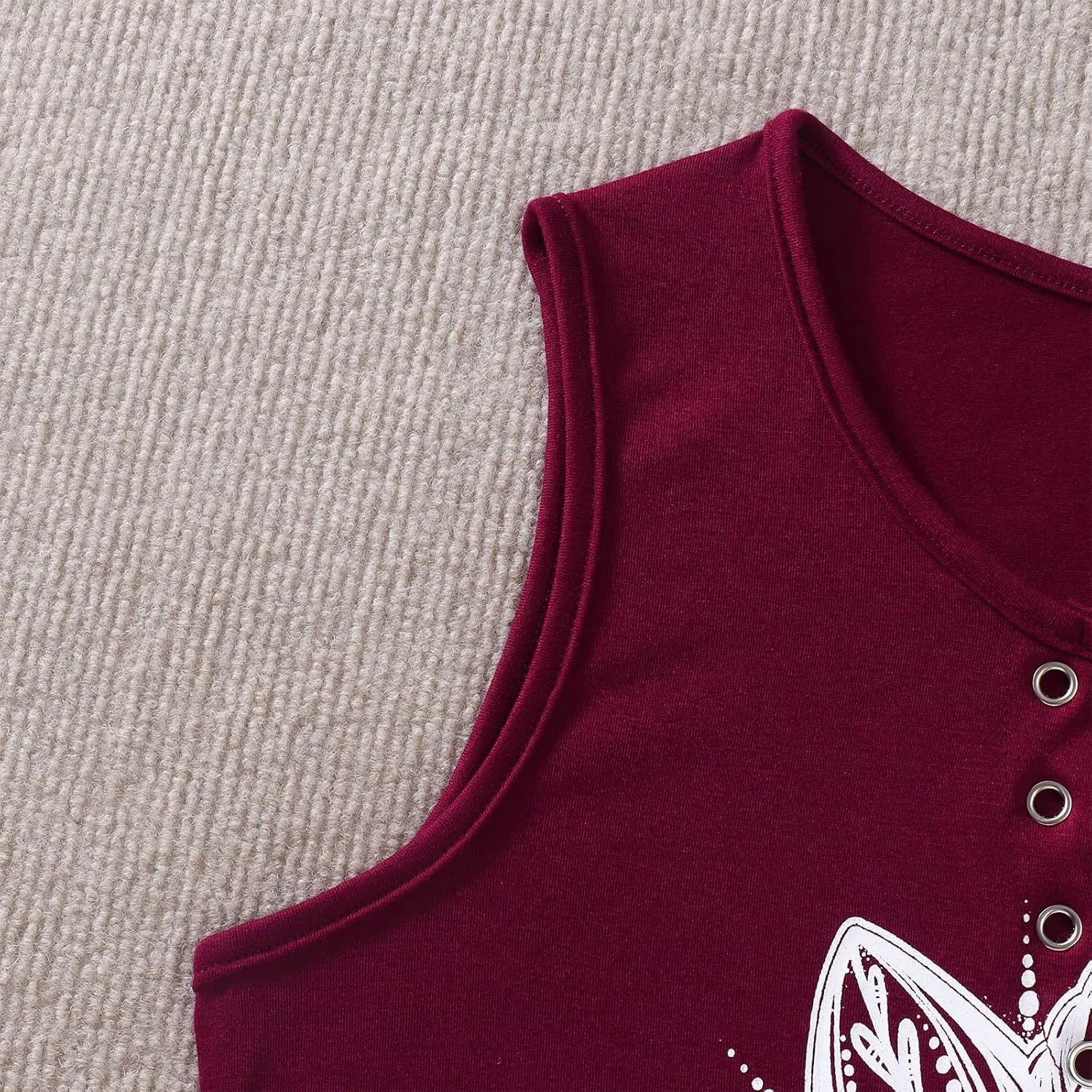 Smooth As Tennessee Tank Top Sweet As Strawberry Shirt Ring Hole Sleeveless Sexy V Neck Womens Retro Country Music Top