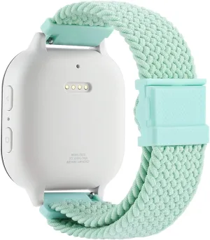 Stretchy Braided Gizmo Watch Band Replacement - Magnetic Buckle, Adjustable Length, Breathable, Quick Release Spring Bars