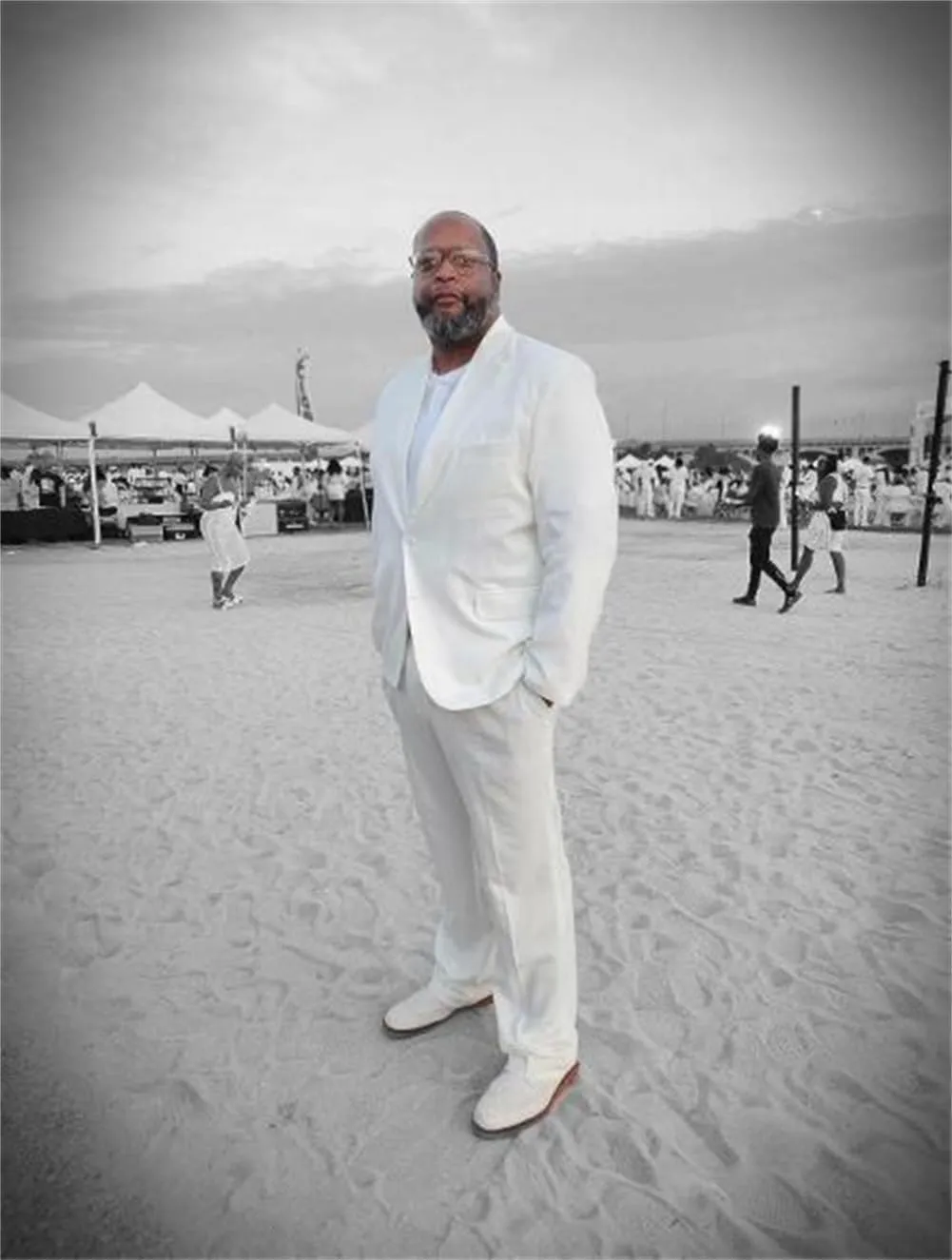 Summer Linen Wedding Mens Suits Mens Tuxedo Blazer Pants Beach Wedding Grooms