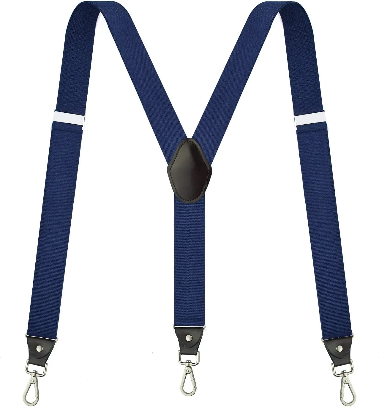 Suspenders for Men, Adjustable Suspenders with Elastic Straps Y-Back Construction Heavy Duty for Work