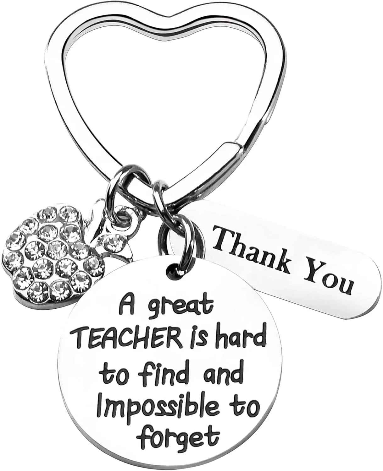 Teacher Appreciation Keychain Funny Graduation Key Chains Grad Teacher Day Thanksgiving Christmas Gifts