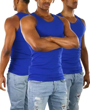 ToBeInStyle Mens Workout A-Shirt Long Muscle Shirt Tank Top