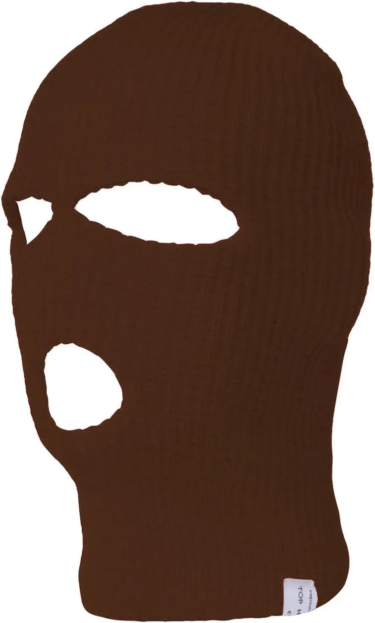 TOP HEADWEAR 3-Hole Ski Face Mask Balaclava