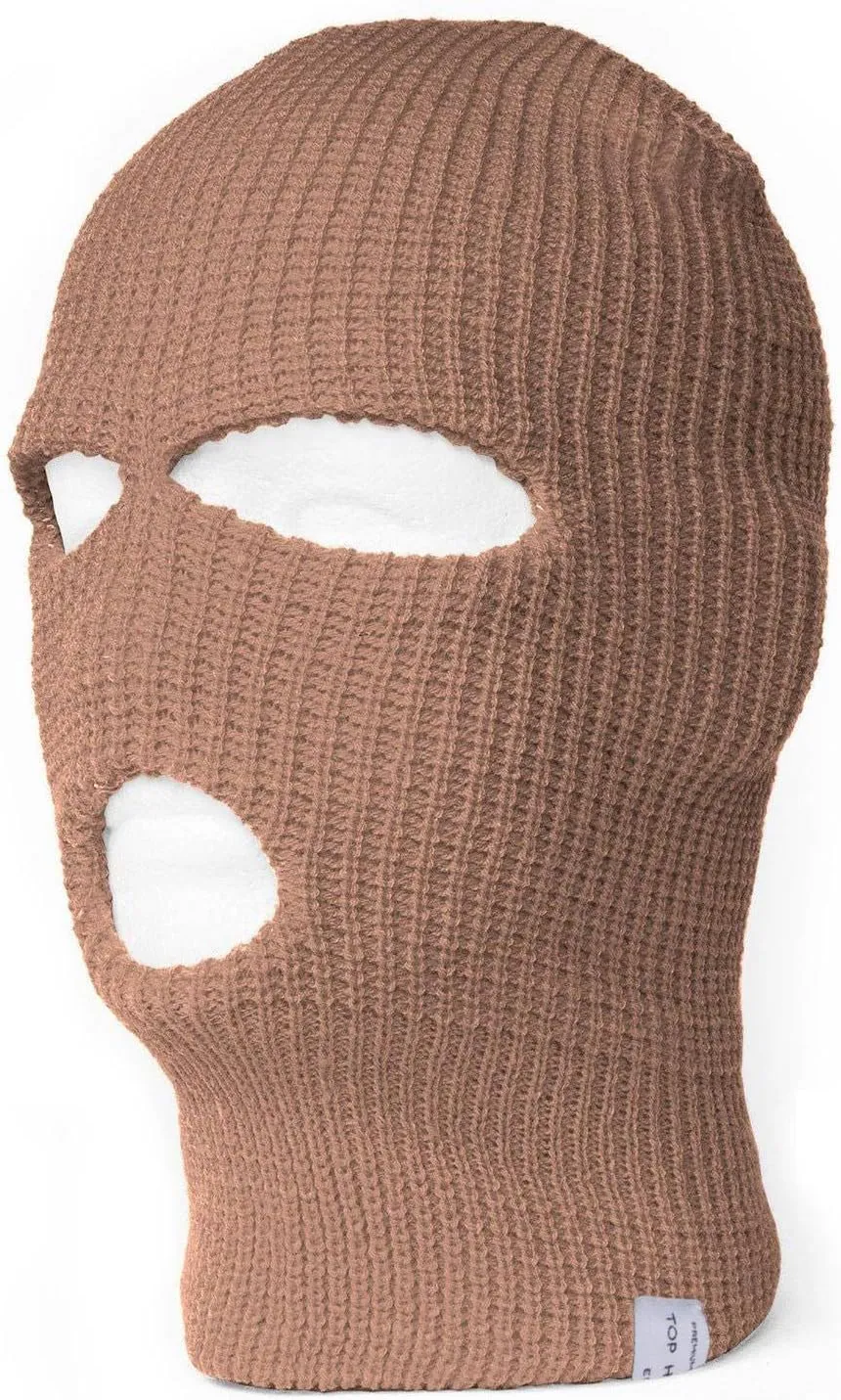 TOP HEADWEAR 3-Hole Ski Face Mask Balaclava