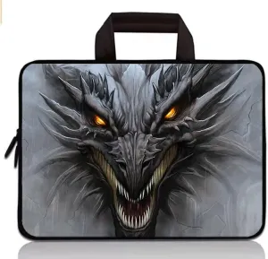Universal 7-9 Inch Kids Tablet Sleeve, Portable Neoprene Carrying Case Bag Fits 7" 8" 8.5" 8.9" 9" Apple iPad Mini, Samsung Galaxy Tab, Google, HP, Acer, ASUS (Cool Dragon)