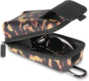 USA Gear Glasses Case - Sunglasses Case/Safety Glasses Case Compatible with Sunglasses, Safety Glasses, Readers, and More