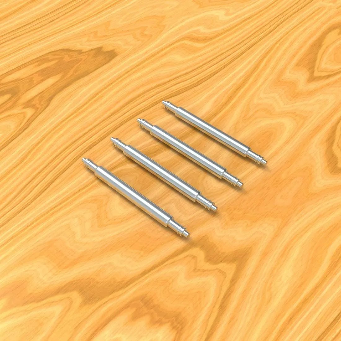 Wellfit Watch Pins, 1.8mm Thickness Heavy Duty Spring Bar, 4 Pack Stainless Steel Watch Band Pins, 22mm
