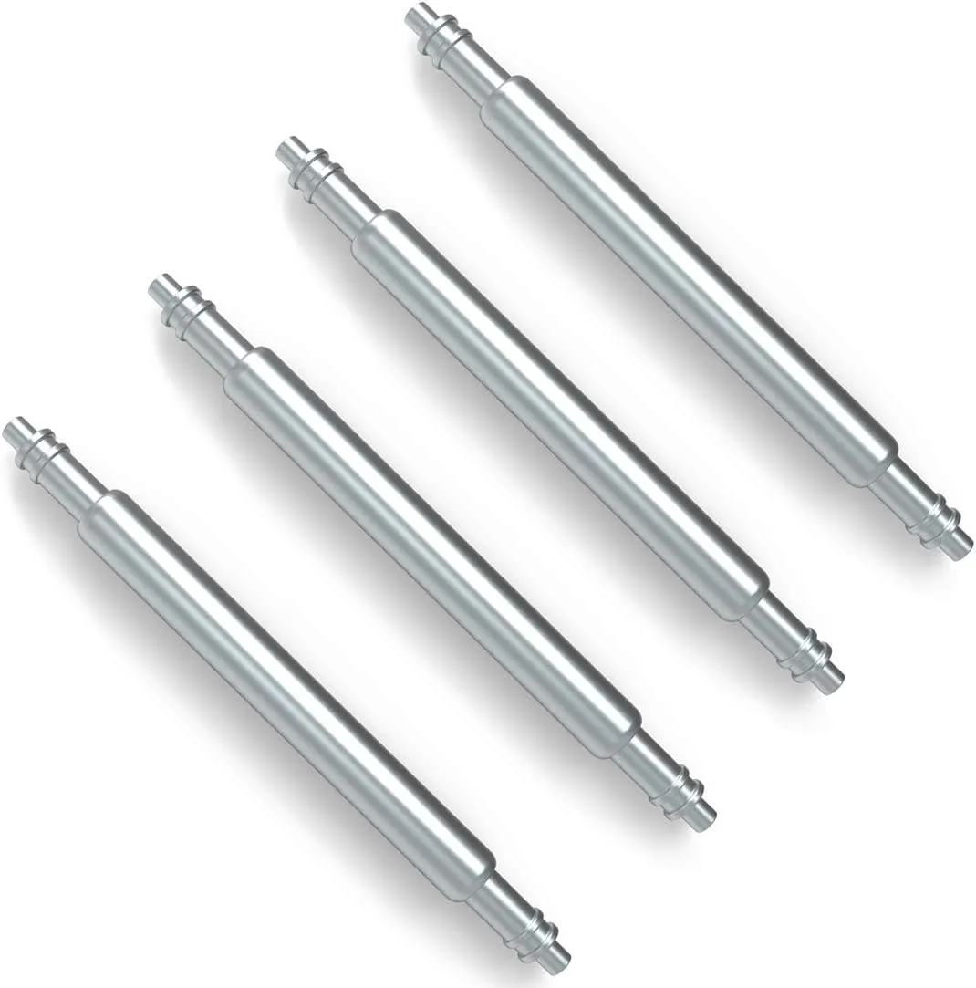Wellfit Watch Pins, 1.8mm Thickness Heavy Duty Spring Bar, 4 Pack Stainless Steel Watch Band Pins, 22mm