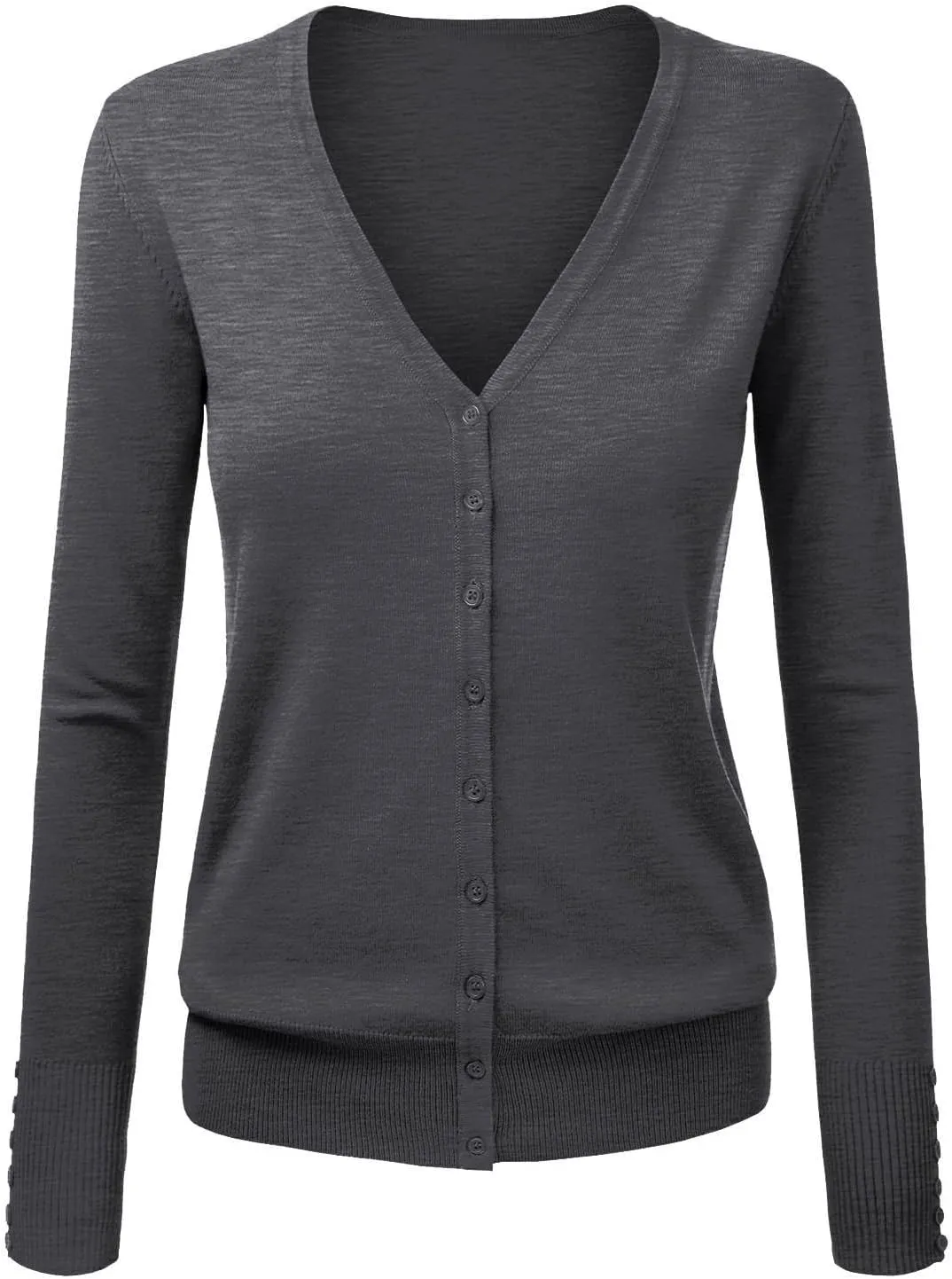 Women Cardigan 3/4 Sleeves Open Front Autumn and Winter Models of Classic Versatile Basic Women's Long Sleeve