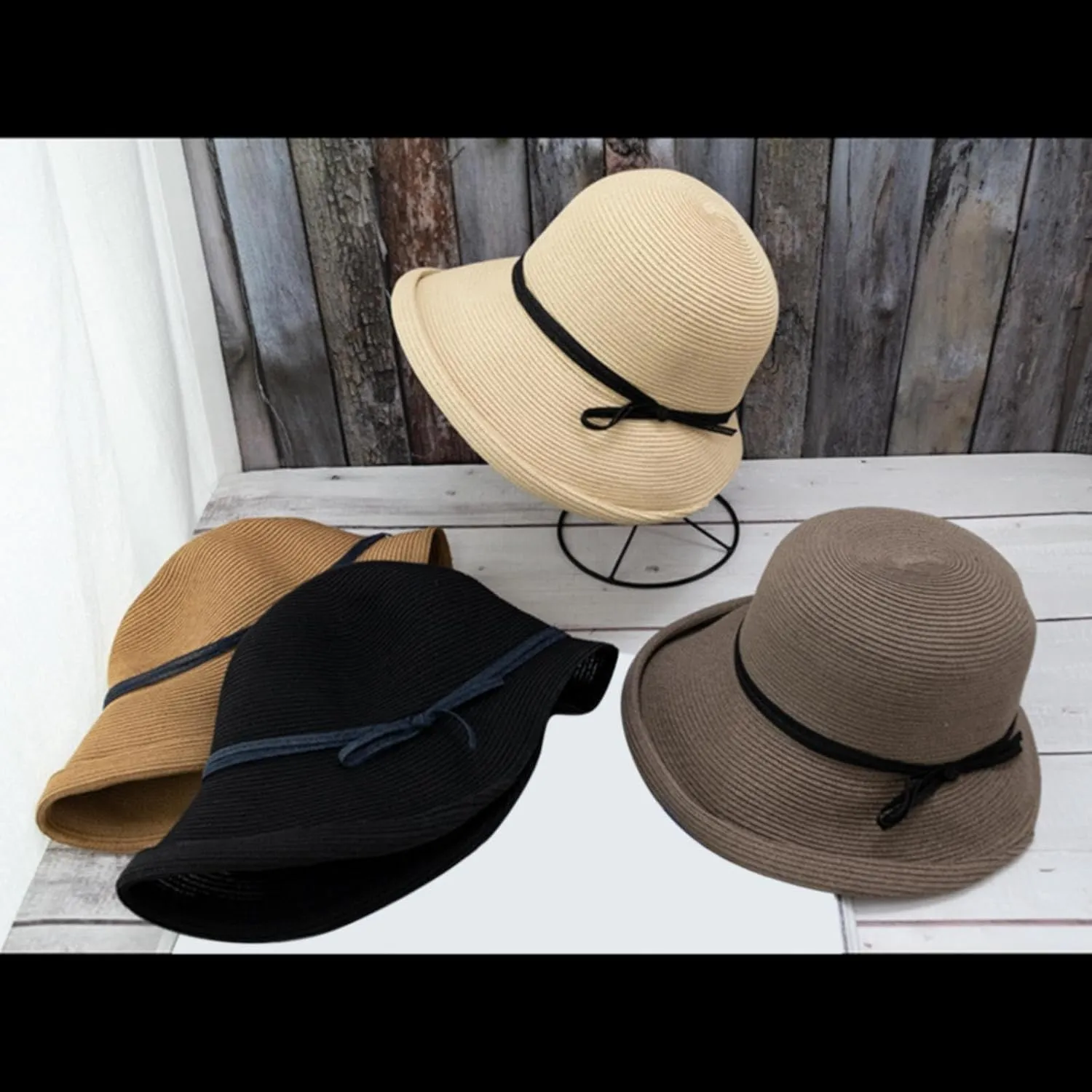 Women Packable Sun Hat Roll Up Large Brim Fedora Summer Beach Sun Hat Womens Oversized Straw Hat