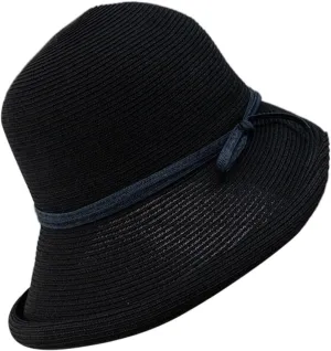 Women Packable Sun Hat Roll Up Large Brim Fedora Summer Beach Sun Hat Womens Oversized Straw Hat