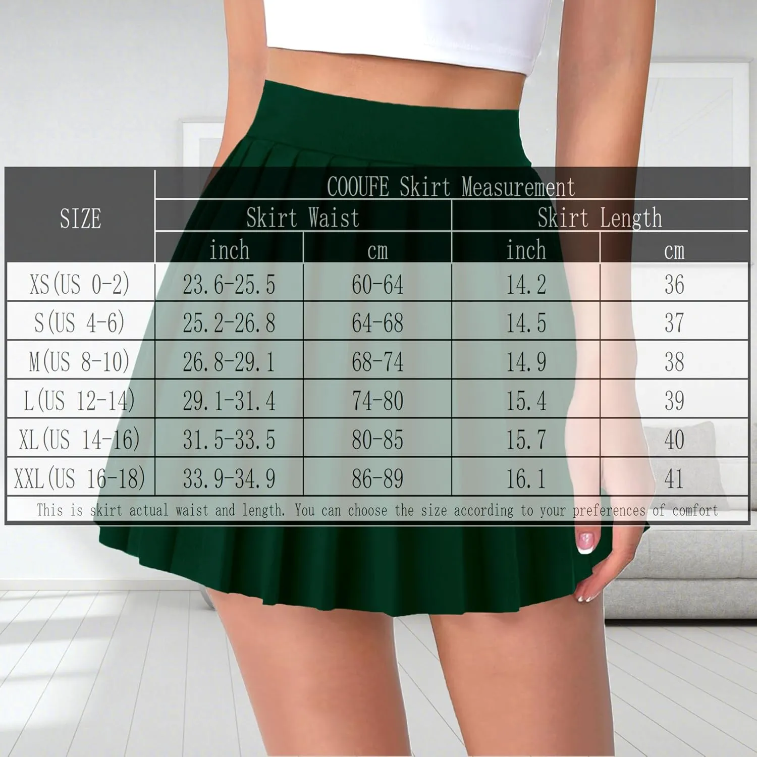 Women Sexy Pleated Mini Skirts Ruffle Club Y2k Role Play A-line Skater Skirt Casual Stretchy Uniform for Girls