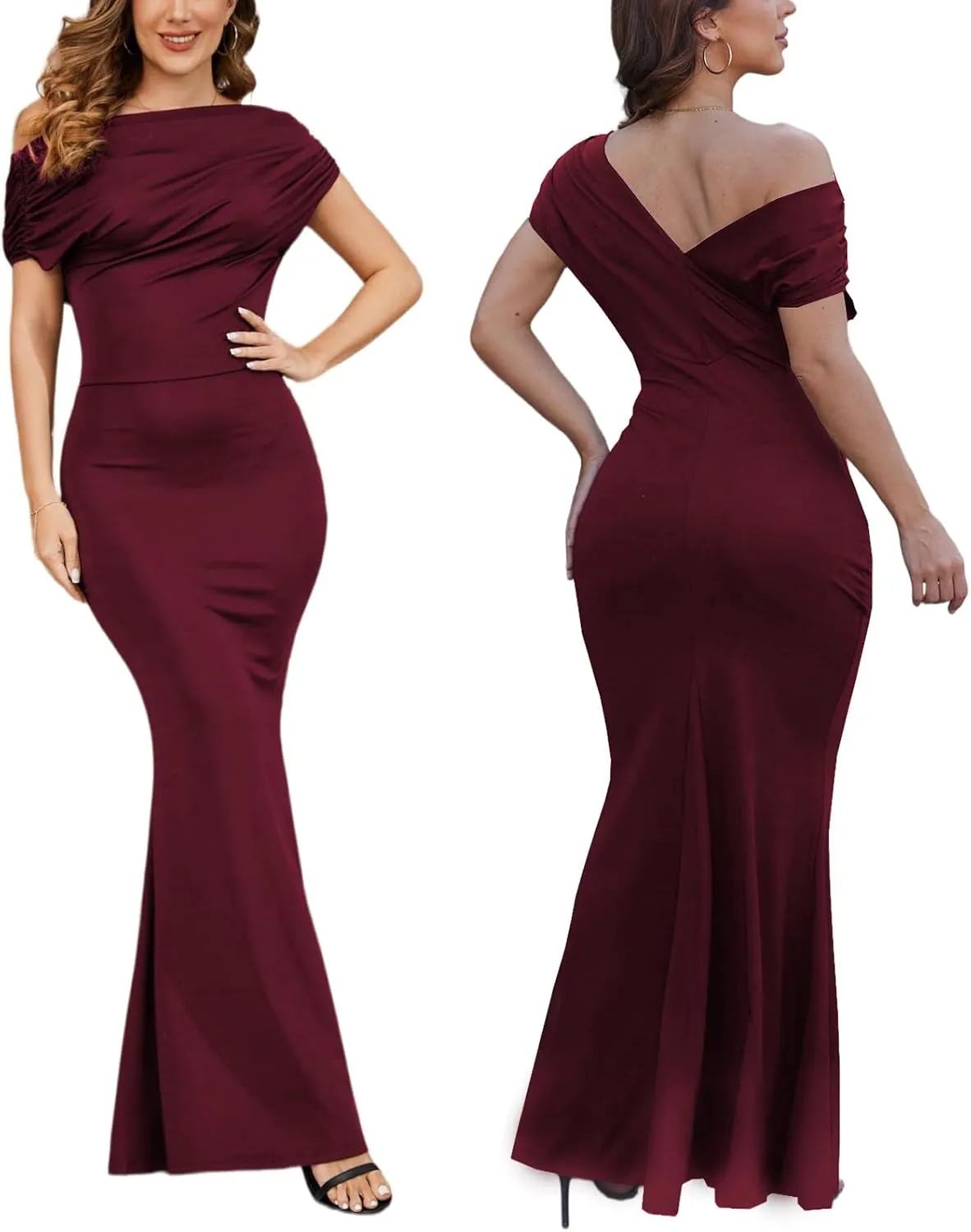 Womens Bodycon Formal Maxi Dresses Elegant Sleeveles Evening Party Long Dress