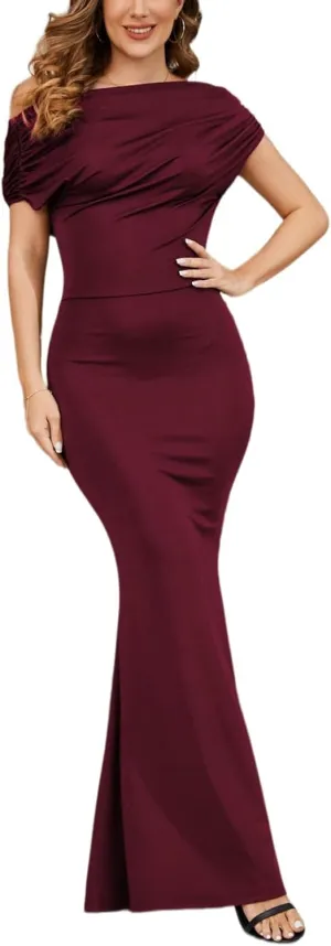 Womens Bodycon Formal Maxi Dresses Elegant Sleeveles Evening Party Long Dress