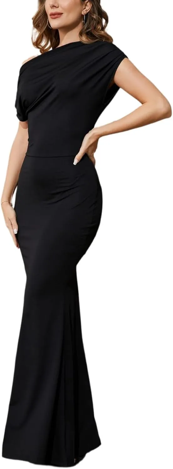 Womens Bodycon Formal Maxi Dresses Elegant Sleeveles Evening Party Long Dress