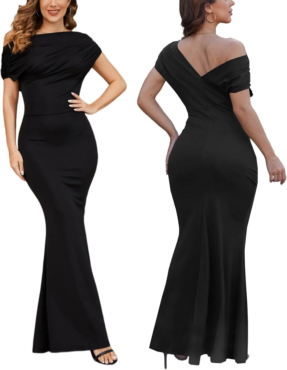 Womens Bodycon Formal Maxi Dresses Elegant Sleeveles Evening Party Long Dress