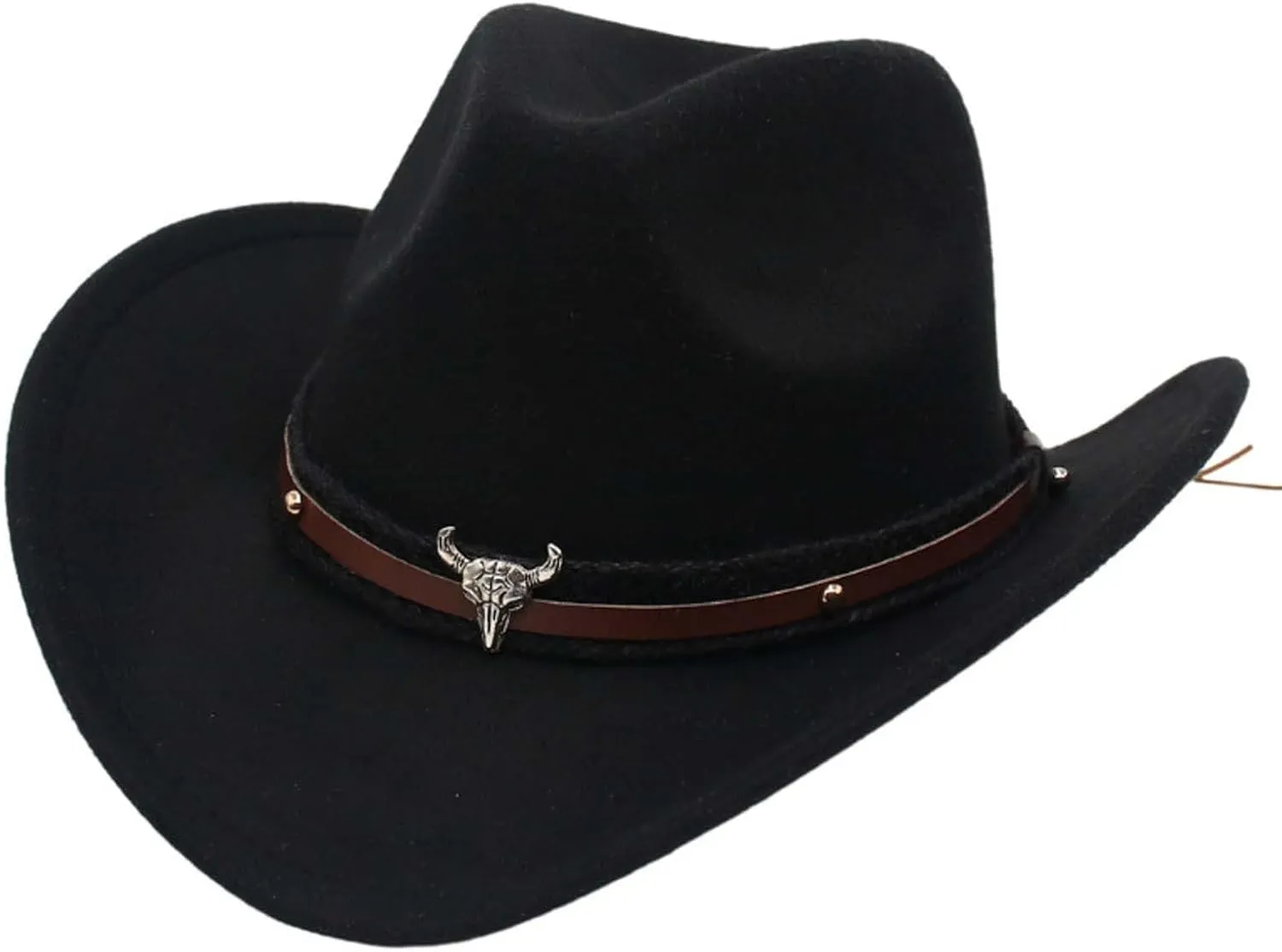 Women's Cowboy Hats Unisex Wide Brim Fashion Adjustable Strap Summer Holiday Party Vacation Beach Sun Hat