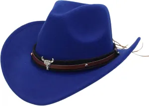 Women's Cowboy Hats Unisex Wide Brim Fashion Adjustable Strap Summer Holiday Party Vacation Beach Sun Hat