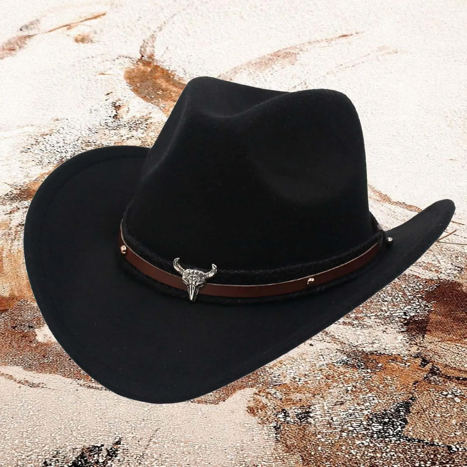 Women's Cowboy Hats Unisex Wide Brim Fashion Adjustable Strap Summer Holiday Party Vacation Beach Sun Hat