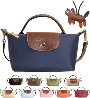Women's Fashion Colorblock Mini Crossbody Bag, Handbags Purses with Adjustable Strap, Ladies Shoulder Totes Bag