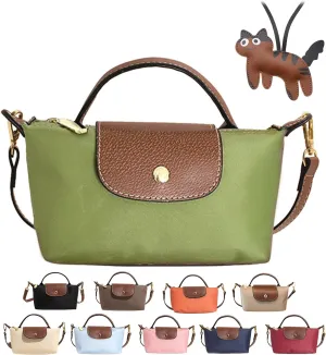 Women's Fashion Colorblock Mini Crossbody Bag, Handbags Purses with Adjustable Strap, Ladies Shoulder Totes Bag