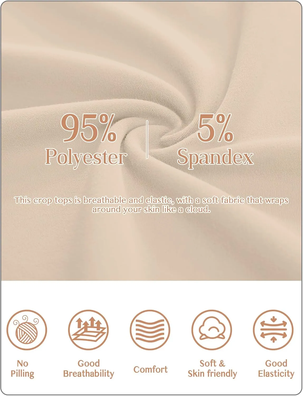 Womens Long Sleeve Crop Top Mock Turtleneck Sexy Slim Fitted Casual Base Layer Lightweight Soft Shirt Going Out Teen Sexy Top