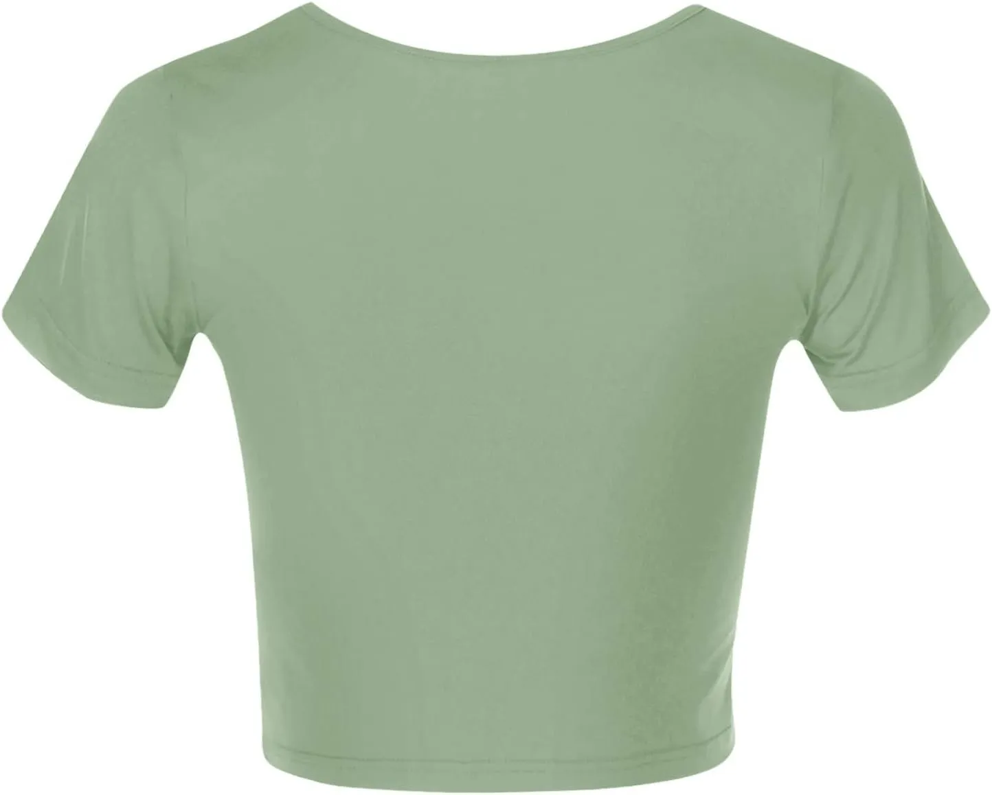 Womens Mock Neck Basic Tops Going Out Spring Clothes Short Sleeve Slim Fitted Cute T-Shirts Summer Y2K Outfits