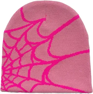 Y2k Spider Beanie Hat Beanie MEA Culpa Wireless Acrylic Knit Skull Cap Winter Warm Hats for Women Man Teenagers