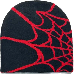 Y2k Spider Beanie Hat Beanie MEA Culpa Wireless Acrylic Knit Skull Cap Winter Warm Hats for Women Man Teenagers