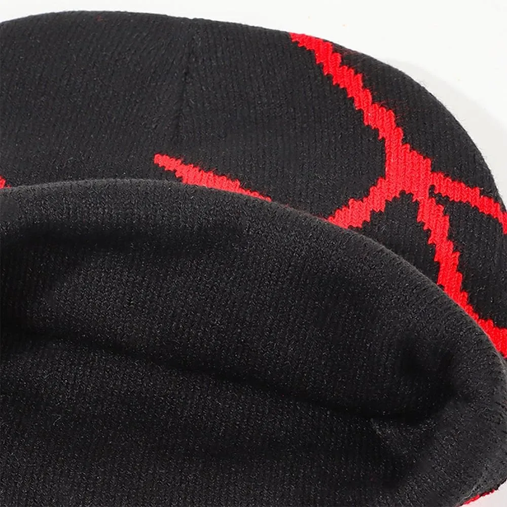 Y2k Spider Beanie Hat Beanie MEA Culpa Wireless Acrylic Knit Skull Cap Winter Warm Hats for Women Man Teenagers