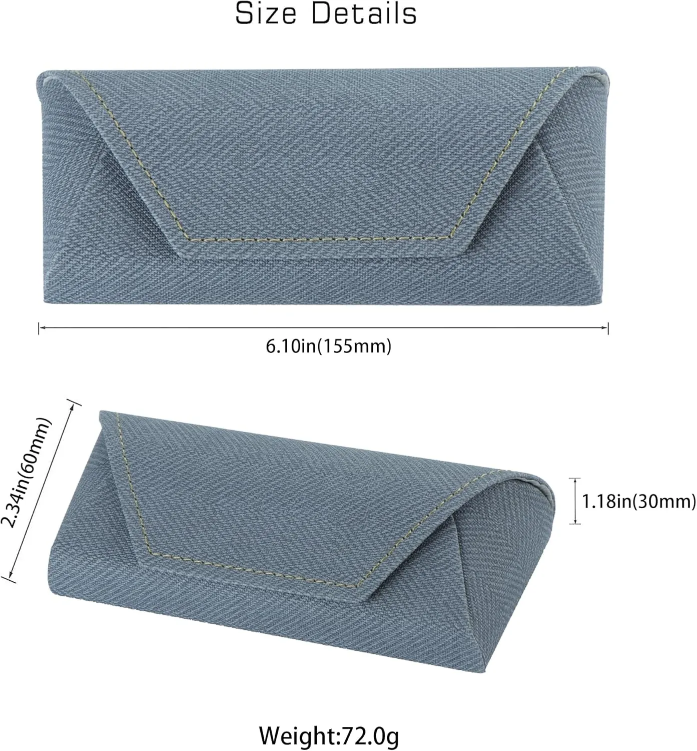 YEIN Unisex Hard Shell Eyeglasses Cases, Protective Case For Glasses