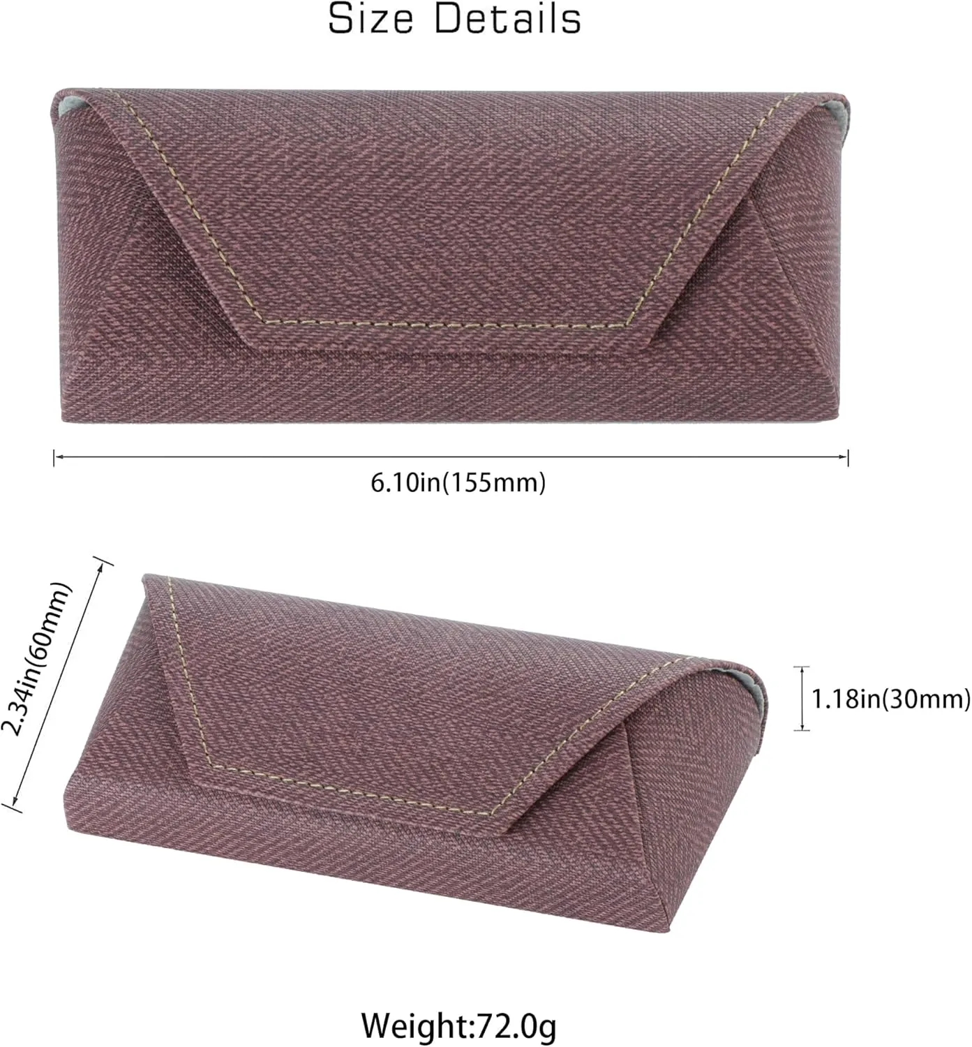 YEIN Unisex Hard Shell Eyeglasses Cases, Protective Case For Glasses