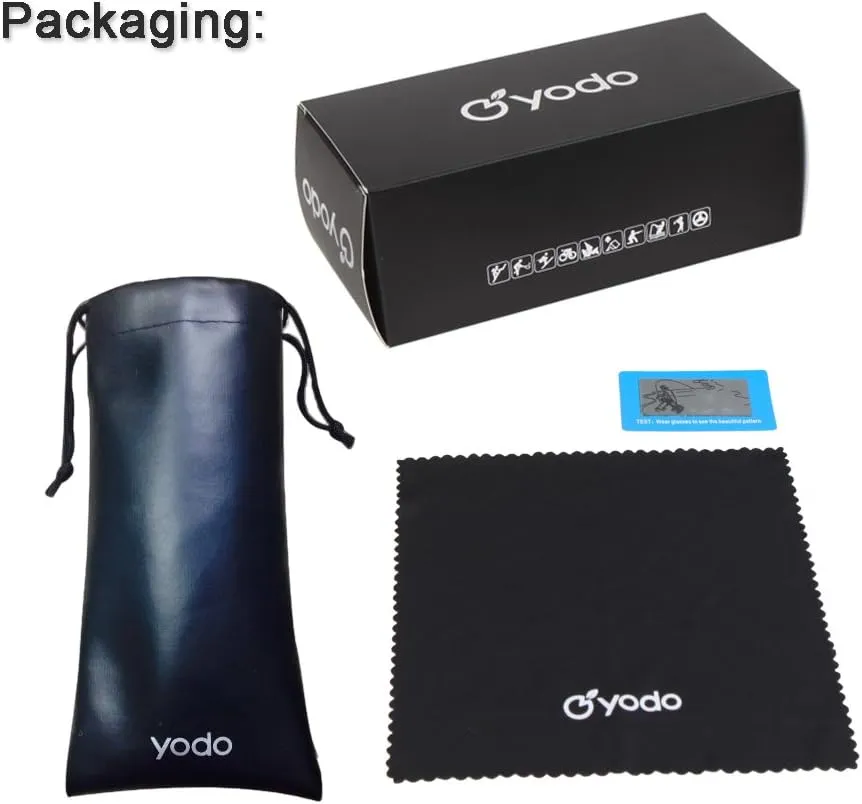 yodo Fit Over Glasses Sunglasses with Polarized Lenses for Men and Women